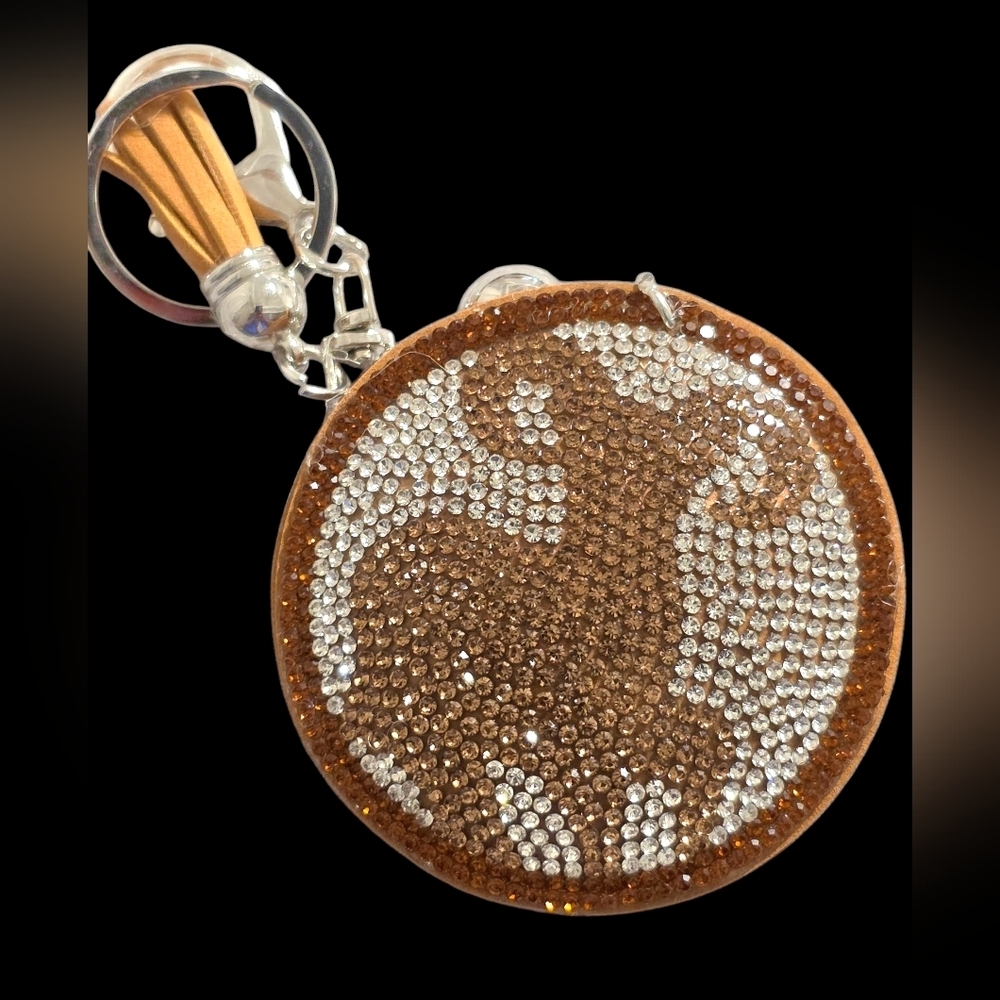 Aries Rhinestone Bag Charm/  Keychain